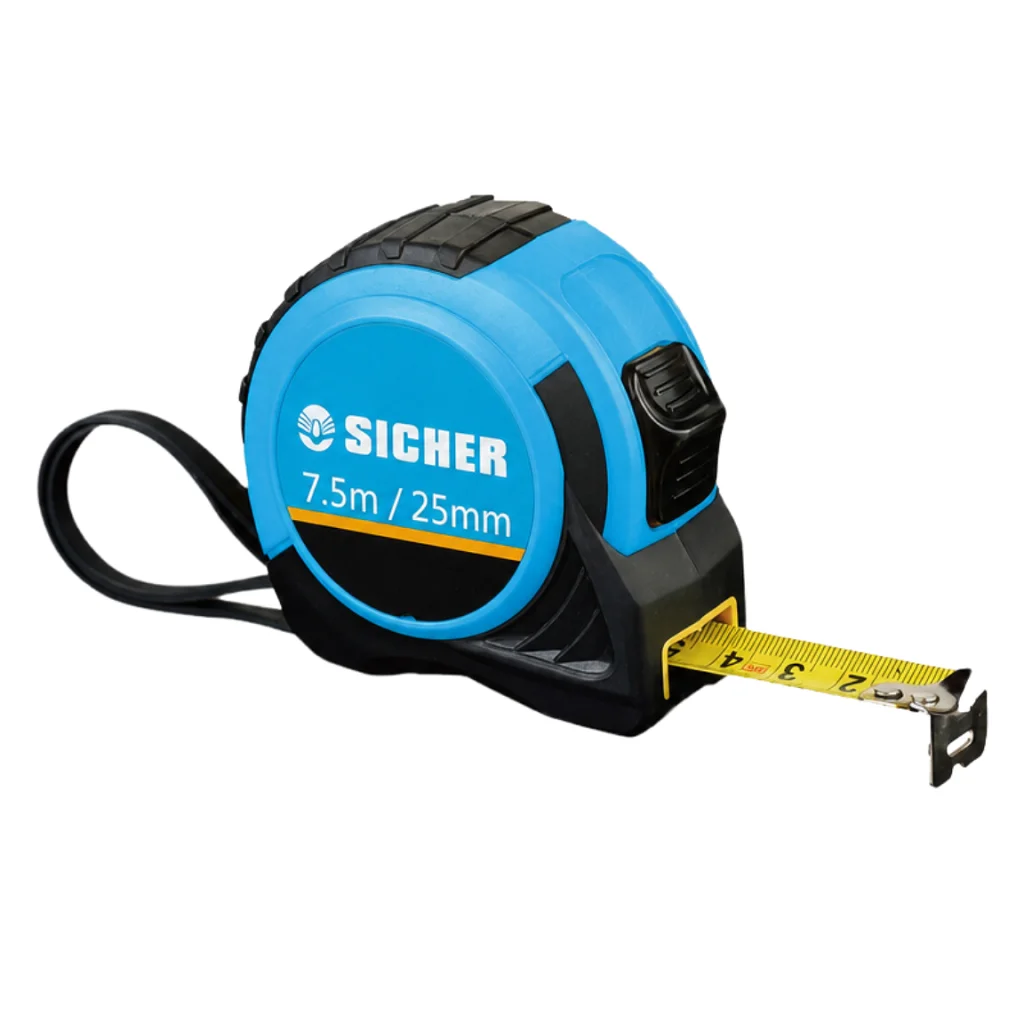 7.5m x 25mm Tape Measure Retractable Steel Tape Measure High Precision Self Lock Ruler for Construction Woodworking DIY