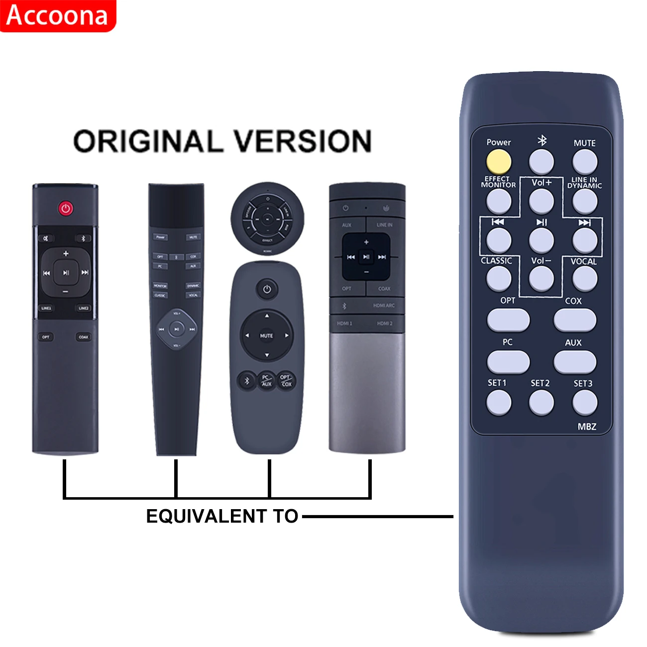 Replace Remote control for Edifier Sound Bar Speaker System s201 rc600a 600C S50 s880 S2000MKII S100 RC10 RC10A1 B3 B7