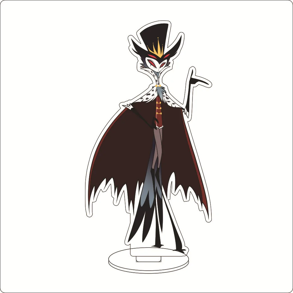 16CM Anime Hazbin Hotel Charlie Morningstar Vaggie Angel Dust Alastor Niffty Cherri Bomb Cos Acrylic Figure Stand Ornament Gifts view 5