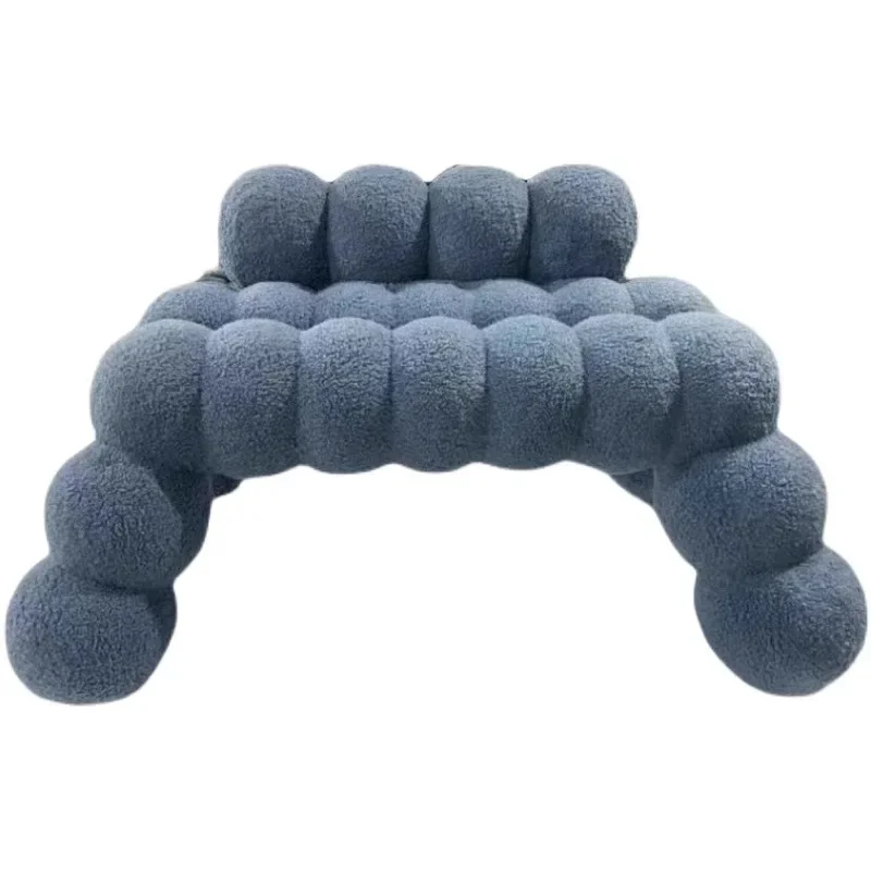 

Special-shaped curved bubble dining chair villa hotel creative fashion leisure single chair