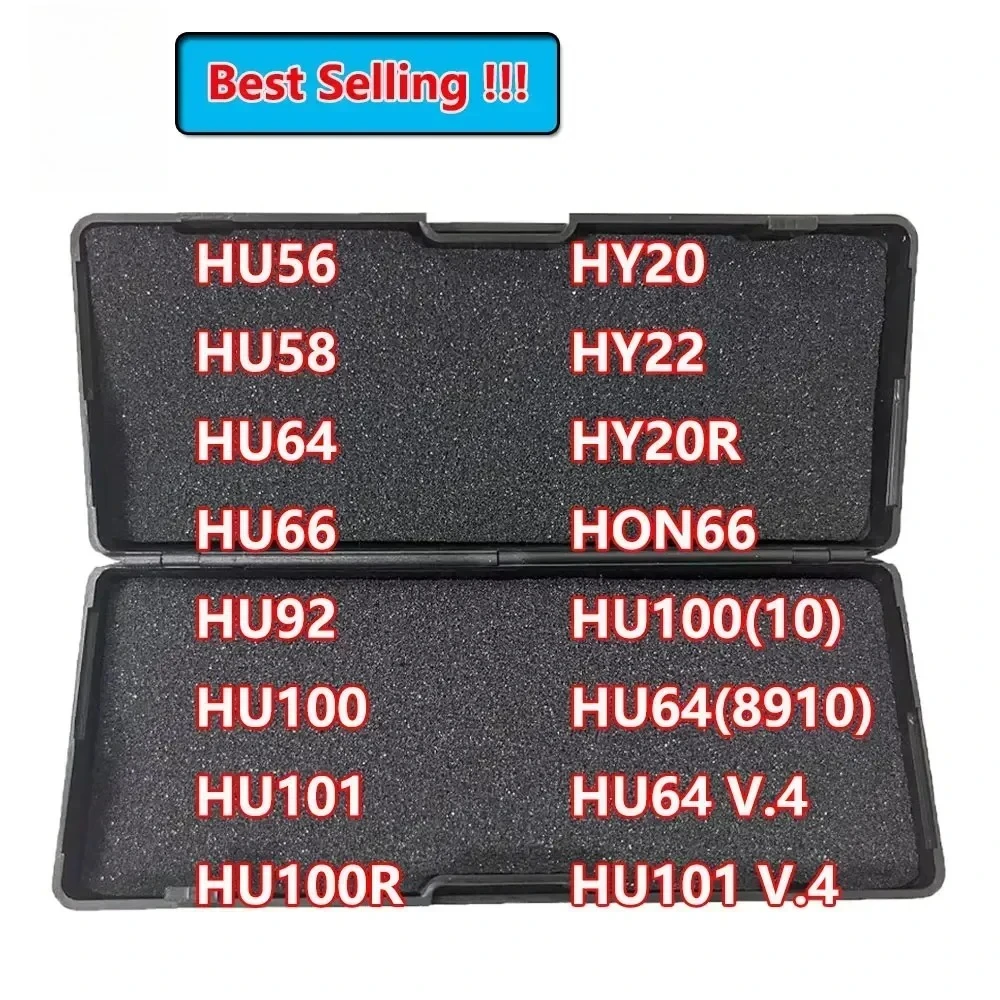 Lishi 2 in 1 Tool B111 CY24 CY24-TRUNK DWO4R DWO5 FO38 GM37 GM39 HU46 HU49 HU87 HON58R HON70 HYN11 HY15 HY16 HY17 for Car Key