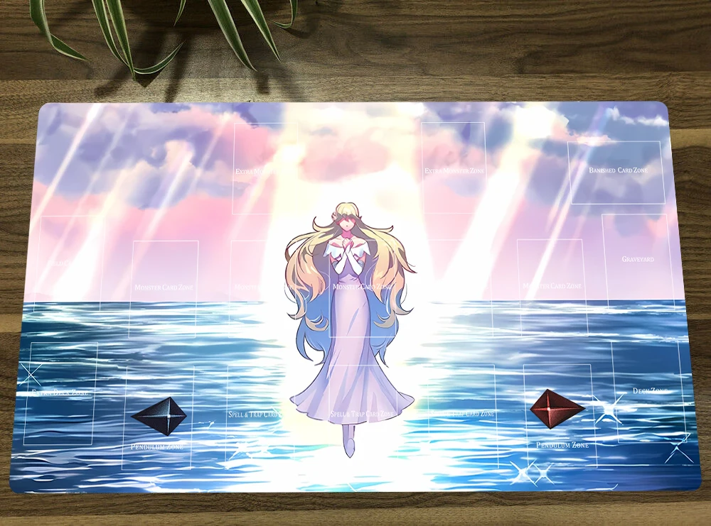 YuGiOh Ocean of Regeneration TCG CCG Mat Trading Card Game Mat Table Playmat Desk Gaming Play Mat Mouse Pad 60x35cm Free Bag