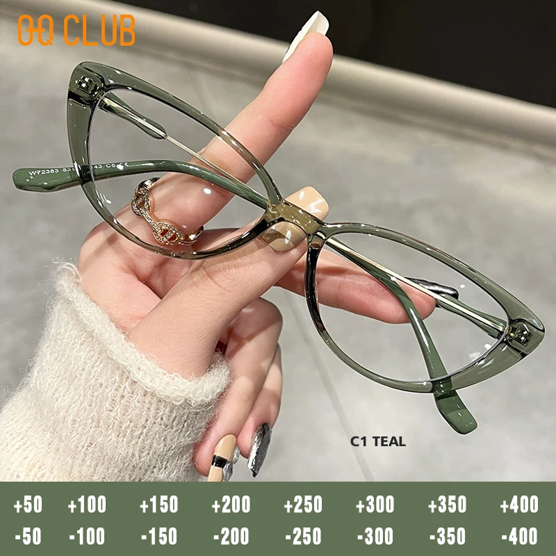 O-Q CLUB Women's Grade Glasses Men Optical Lenses Transparent Eyepieces for Reading Lunettes Myopia Eyeglasses Photochromic Lens