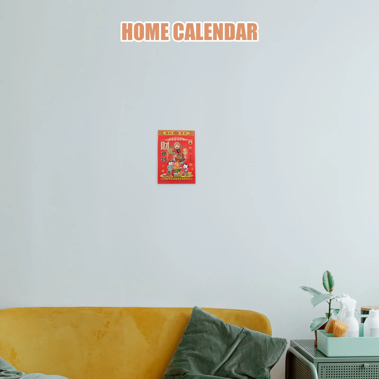 التقويم اليومي الصيني 2026 التقليدي المسيل للدموع السنة القمرية من الحصان جدار التقويم فنغشوي ديكور الحصان #4