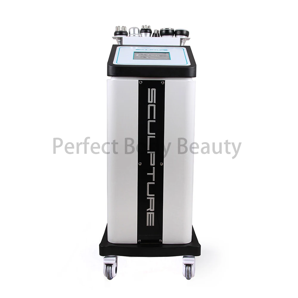 

2023 New Professional 6 in 1 ultrasonic 40K cavitation fat explosion vacuum R handle cellulite removal 3D slimming machine