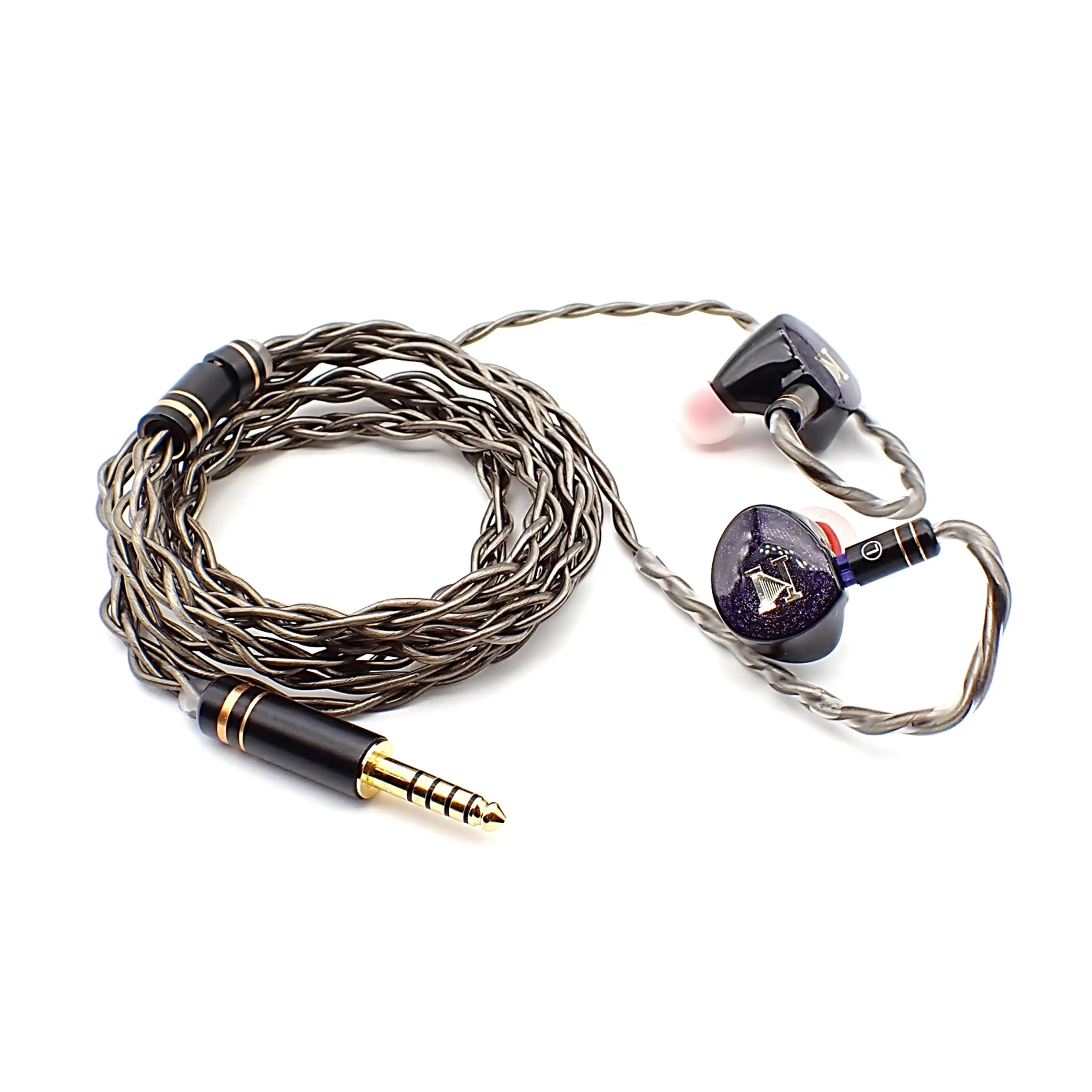 ISN Audio H20 1BA+1DD 2 sterowniki Hybrydowe słuchawki douszne HiFi IEMs 2Pin 0,78 mm HiFi Audiophile Słuchawki douszne IEMs z posrebrzanym kablem OCC — zdjęcie produktu 7