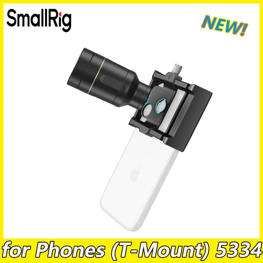 

SmallRig 5920 2X Magnification Telephoto Lens T-Mount for Camping Travel Compatible with iPhone 17 Pro 17 Pro Max Android Phones