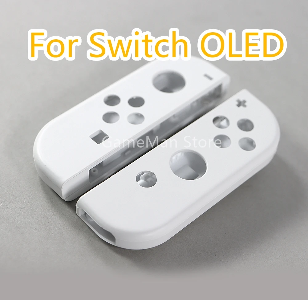 

Замена для NS Switch OLED Joy-Con белая левая и правая ручка чехол корпус крышка со средней рамкой