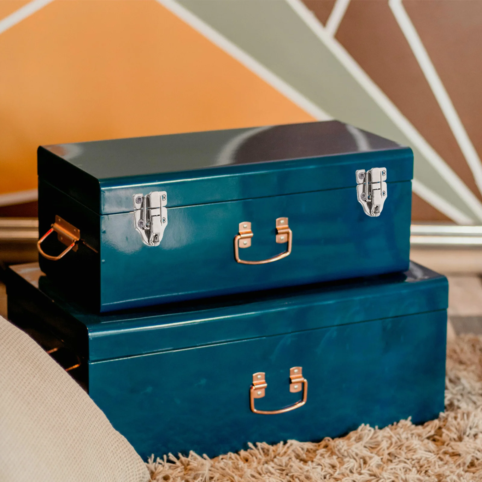 

Retro Iron Hasp Latch Metal Buckle Portable Suitcase Lock Closure Buckle for Wooden Box Case Luggage DIY Bag Accessories Travel