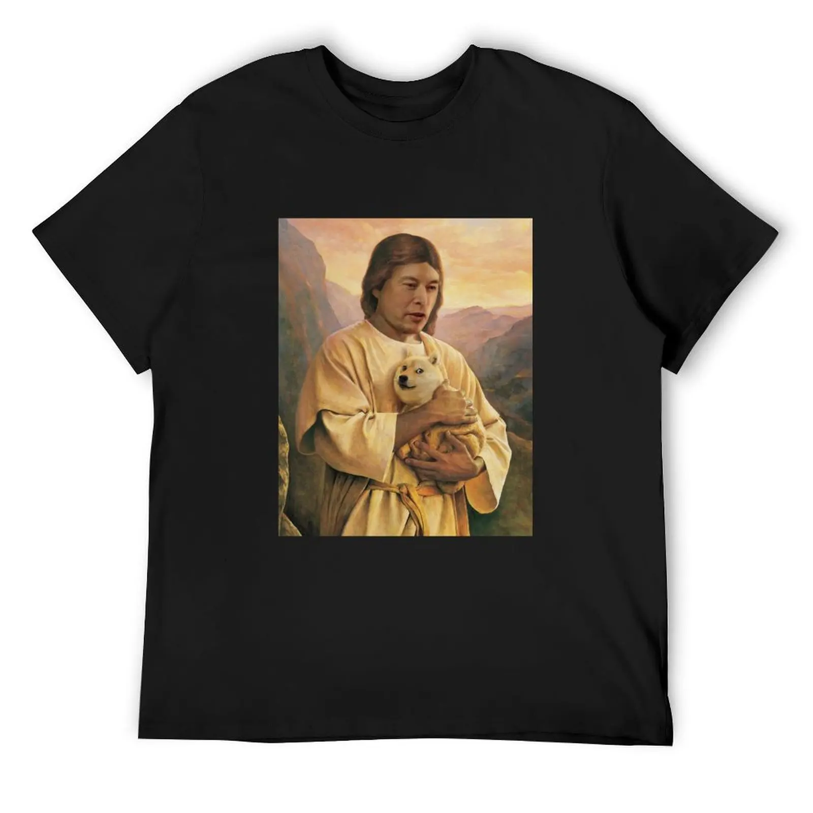 

Doge - Dogecoin - Doge coin - To The MOON! To MARS! Amen. T-Shirt plus sizes blanks quick-drying men t shirts