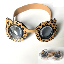 Gafas de natación para bebés con dibujos animados para niños, gafas de espejo antiniebla impermeables privadas