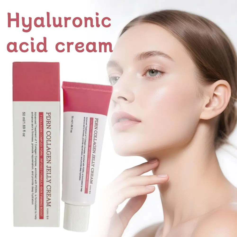 

50ml PDRN Collagen Jelly Cream Skin Firm Boost Promote Rejuvenation Provide Hydration Whiten Moisturizer Hyaluronic Acid Cream