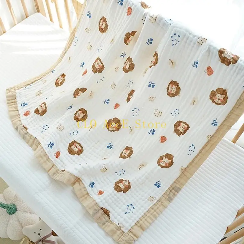 

16FE Soft Newborns Wash Cloth Shower Wrapping Blanket Baby Cotton Swaddles Wrap