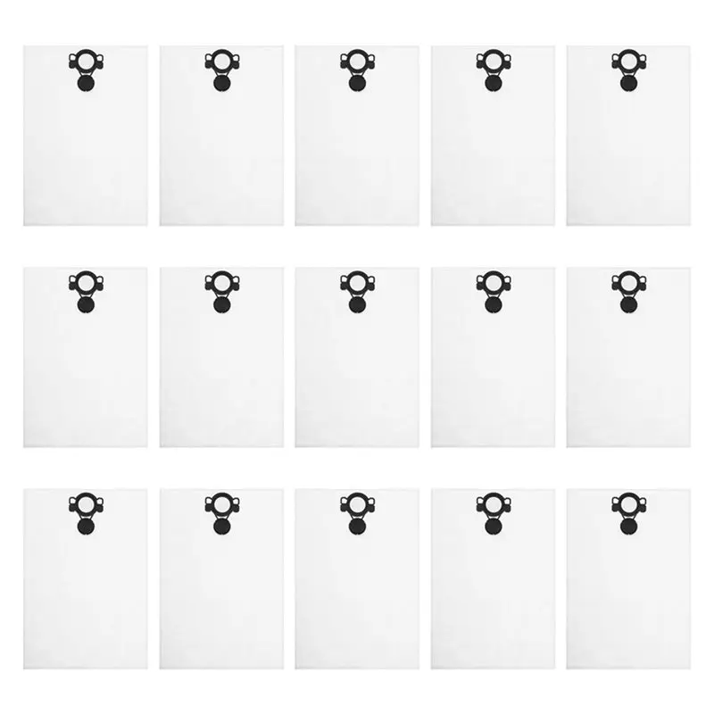 

EMECE-15PCS Dust Bags For Nilfisk 107419593 ATTIX33/44,Vl200aero 20/21,Aero 25/26/31,VC2010L/VC2511 Spare Parts