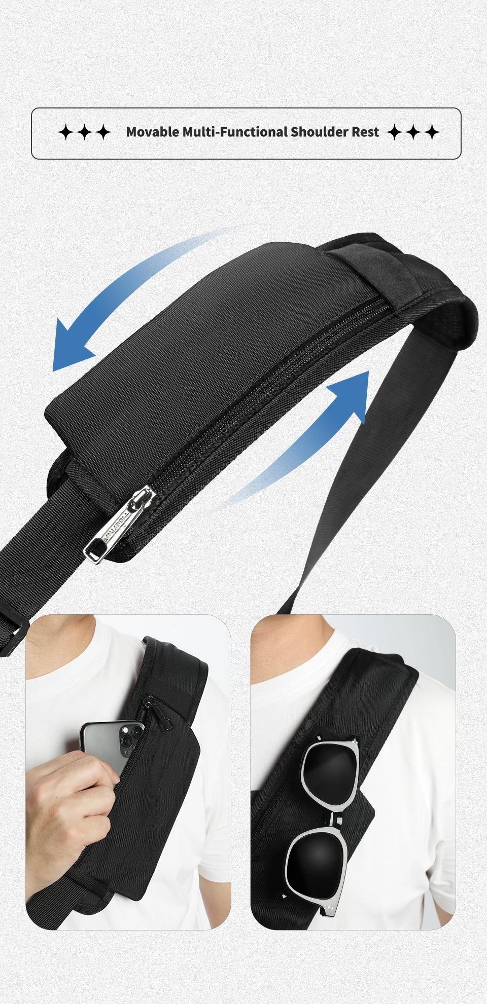 Tigernu, bolsos de mensajero a la moda, bolsos de hombro para hombre, bolso para ordenador portátil de 13,3 pulgadas, bolsos cruzados para exteriores para hombres, bolsos de ciclismo, mensajero para niños