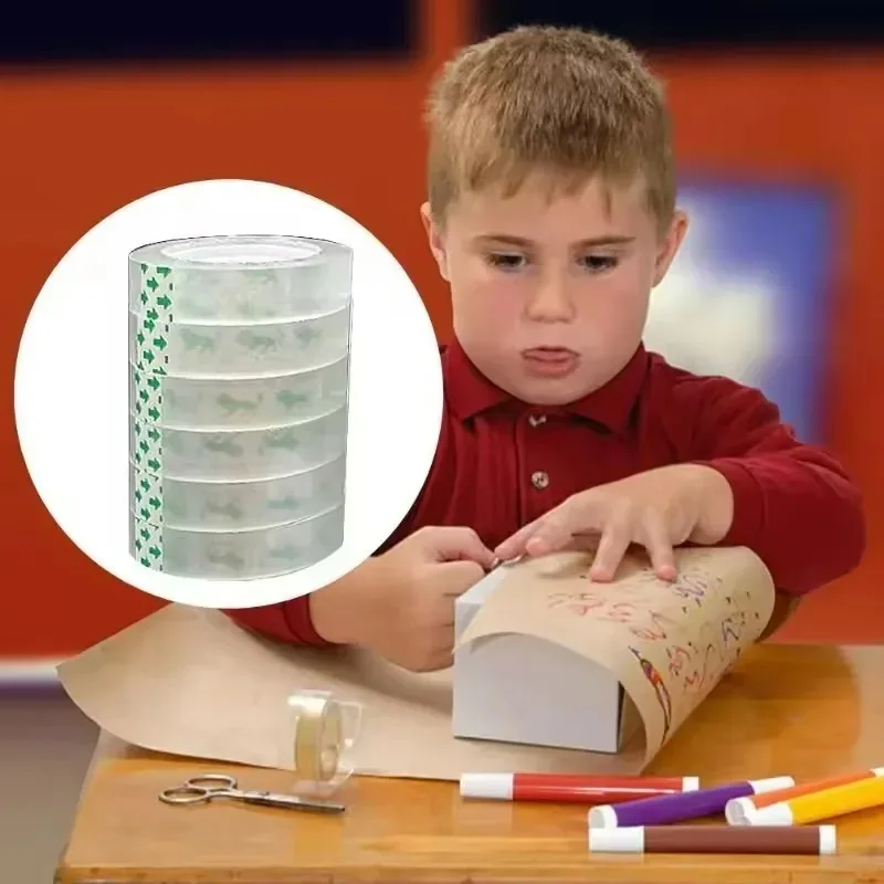 شريط لاصق قوي واضح شريط عزل لاصق 0.8 سنتيمتر 1.2 سنتيمتر 1.8 سنتيمتر عرض ملصقات التصاق قوي مكتب القرطاسية المدرسية