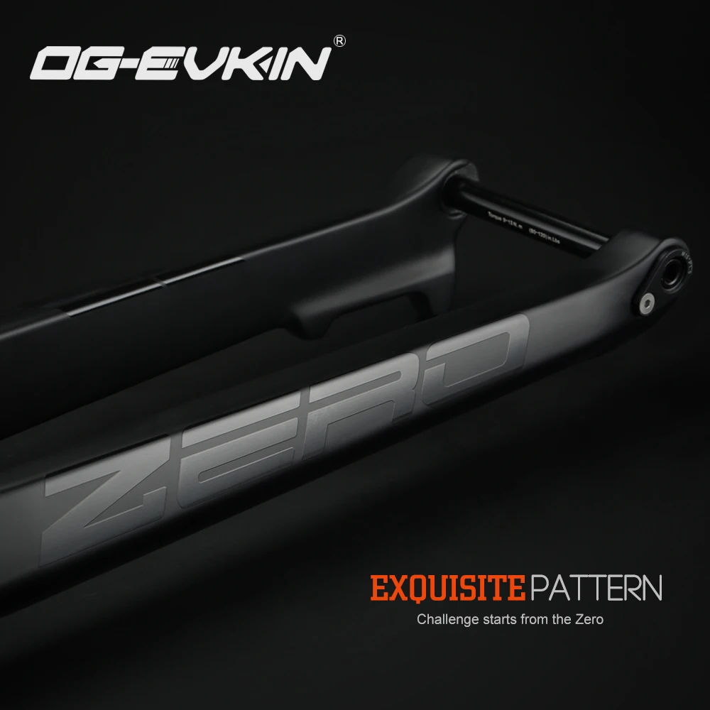 OG-EVKIN 29er Carbon T700 MTB-Gabel 15x110mm Steckachse Schwarze Carbon-Mountainbike-Vorderradgabel 1-1/8-1-1/2' MTB-Gabeln Fahrradteile – Detail 6