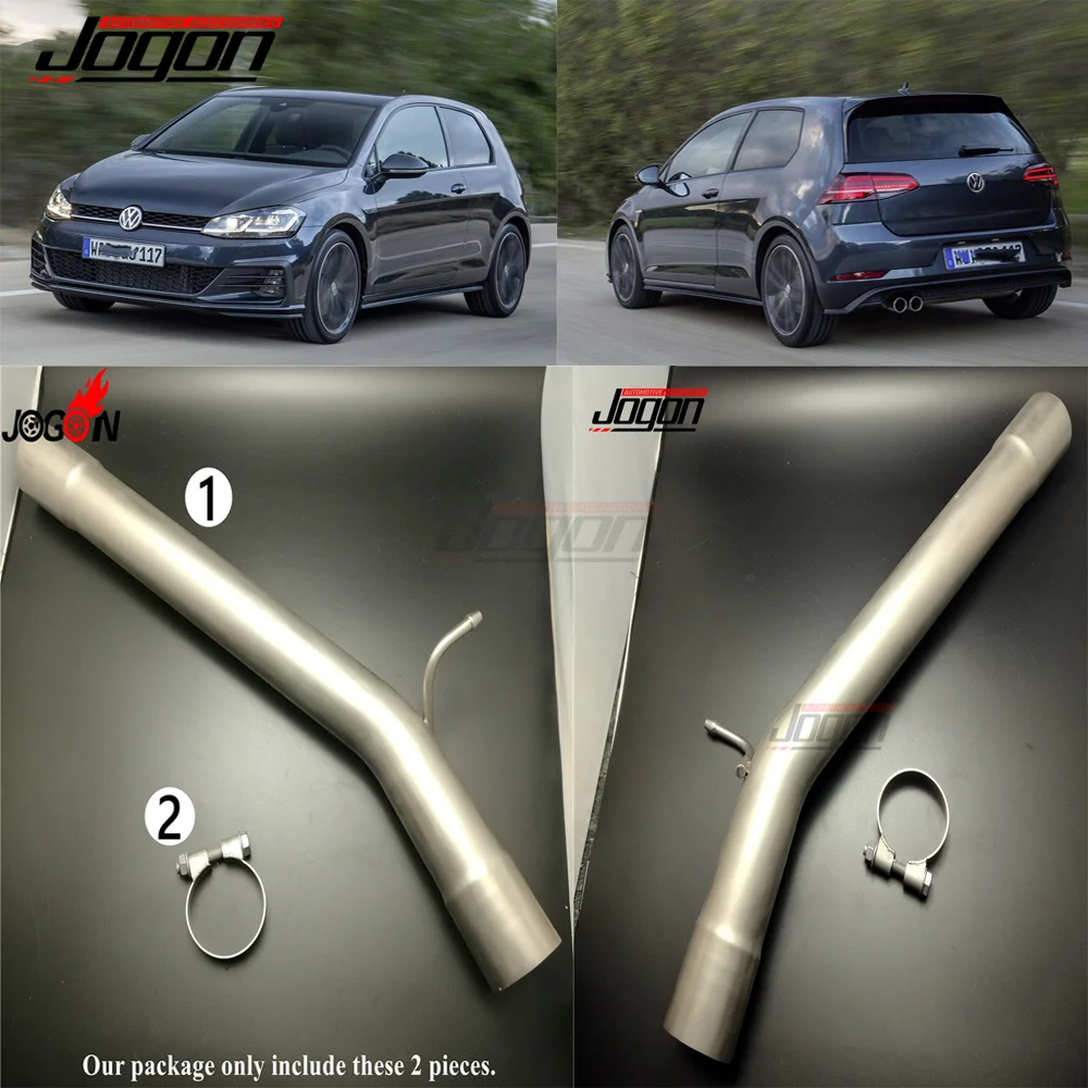 For VW Volkswagen Golf R MK7 MK7.5 Hatchback Audi S3 8V 2013 2014 2015 2016 2017 2018 Car Exhaust Tips Muffler Pipe Accessories