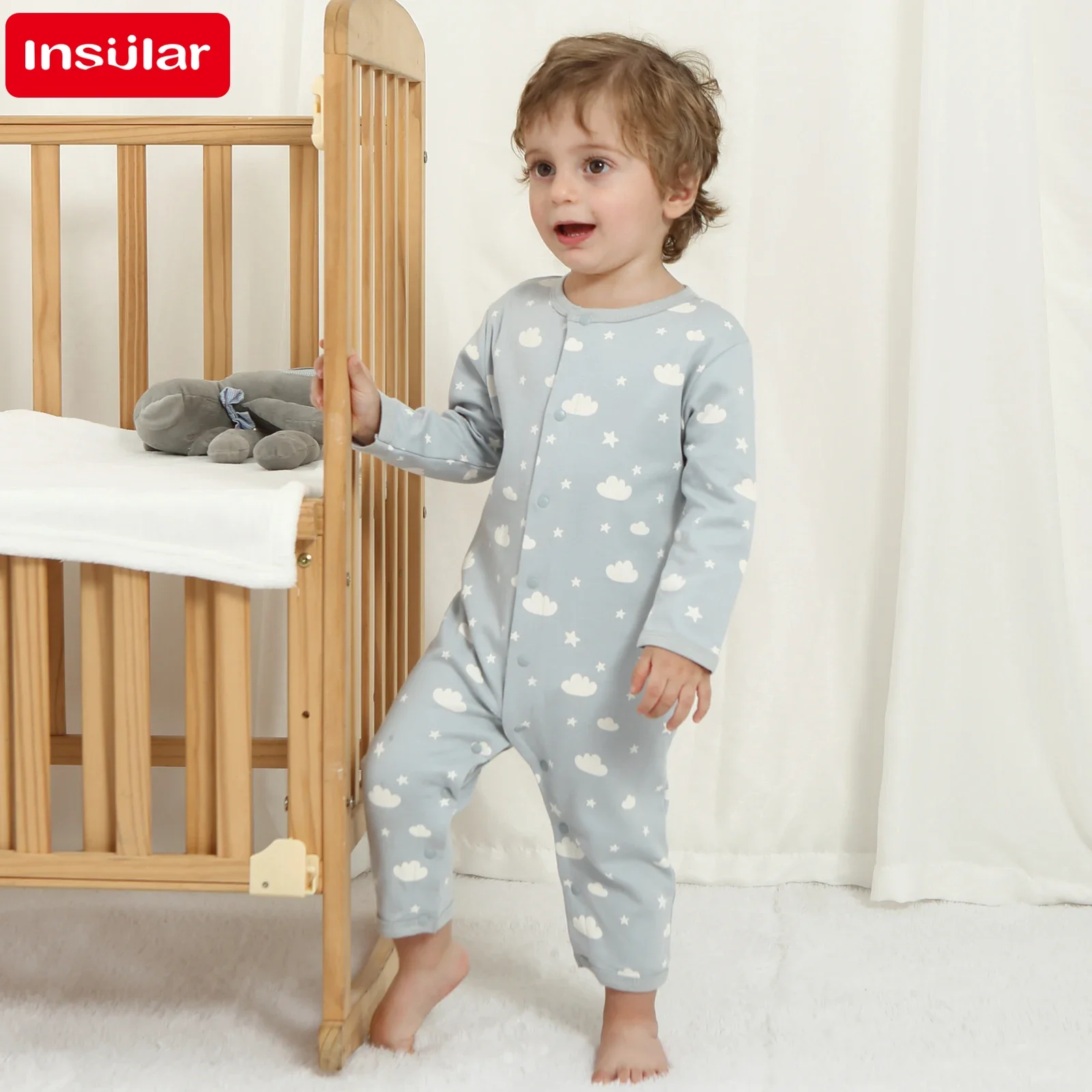 Saco de dormir para niños de 1 a 4 años, protección para el cuello, cálido, a prueba de viento, diseño de 3 cremalleras, mangas extraíbles, 2,5 tog