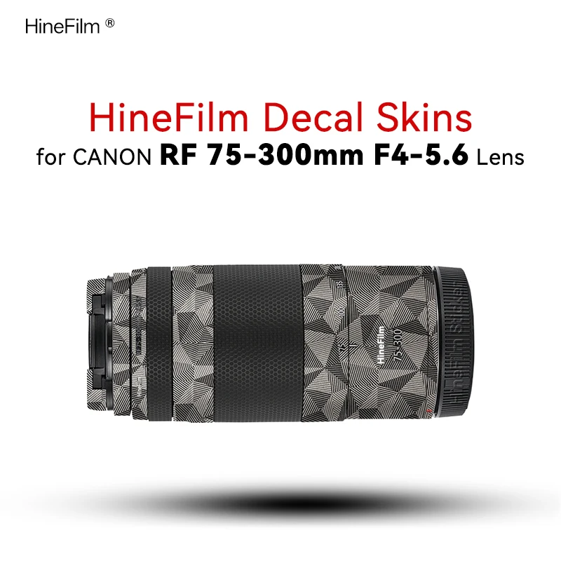 Customized Skin For Canon RF75-300 F4-5.6 Lens Sticker for Canon RF75-300mm F4-5.6 Lens Decal Skin 75 300 Lens Wrap Cover 75300