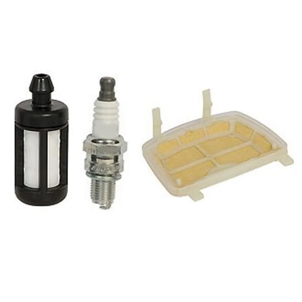 Kit prático de reparo de filtro de combustível de ar, conjunto de equipamentos de componentes de vela de ignição, conjunto de substituição de vela de ignição sobressalente