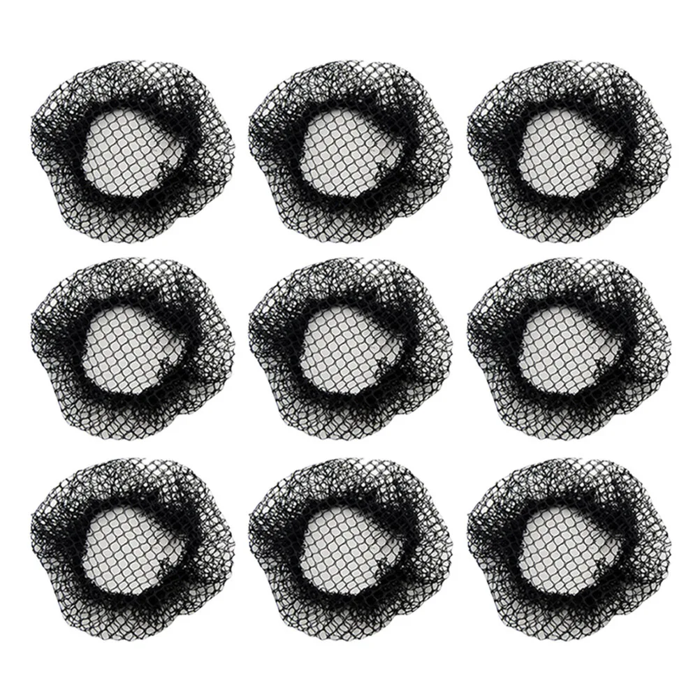 

20pcs Ballet Dance Hair Snood Elastic Lace Bun Cover For Women Girl Invisible Hairnet Lightweight Durable Hair Holder Cooling