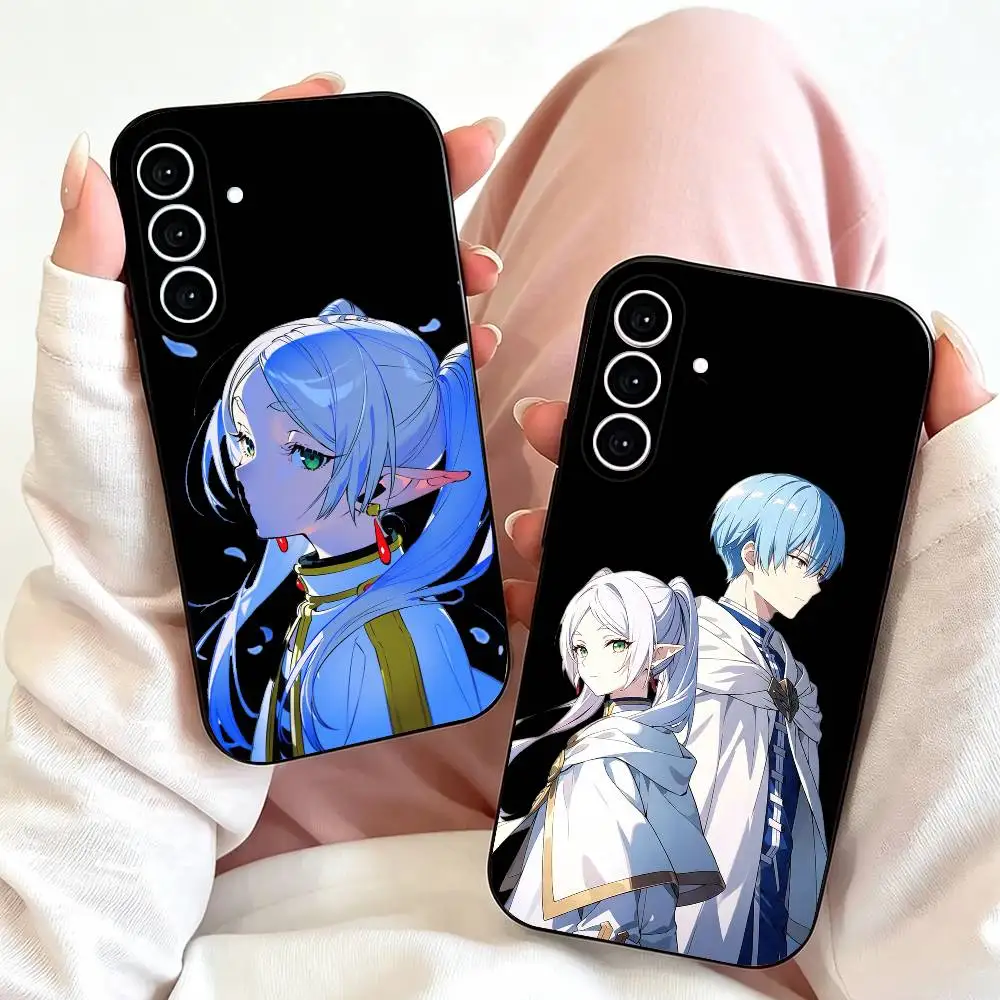 Frieren b-Beyond Journey's-End  Phone Case For Samsung Galaxy A73,A72,A71,A70,A53,A52,A51,Others Soft Black Cover