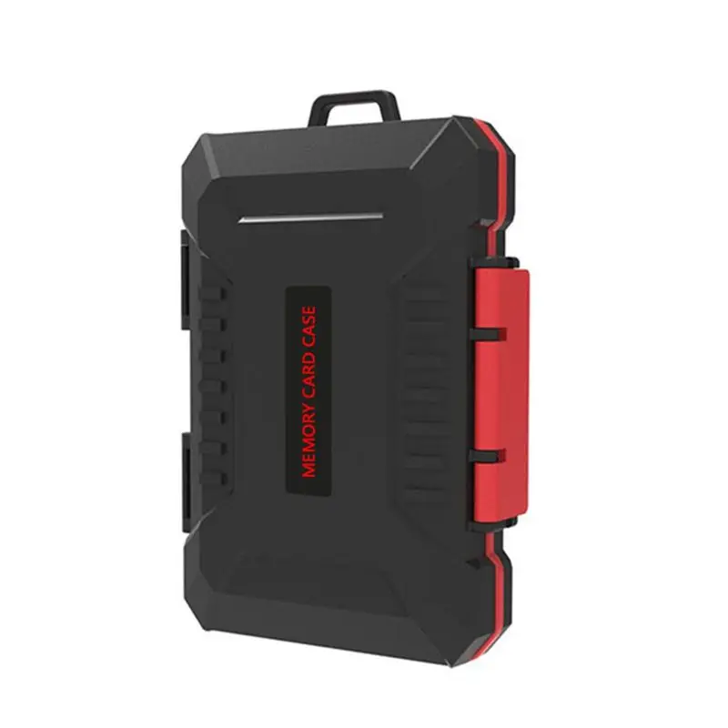 ABZZ-Waterproof For XQD SD TF SIM Card Memory Card Case Anti-Shock Storage Protection