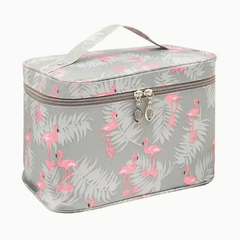 Große Kosmetiktasche mit mehreren Fächern, Organizer für Zuhause und auf Reisen für Toilettenartikel und Kosmetikprodukte – Detail 5
