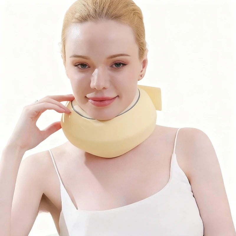 새로운 목 지지대, 장시간 앉아 있어도 편안한 경추 베개, 경추 완화, 머리 처짐 방지 목 보호대, 크리스마스 선물