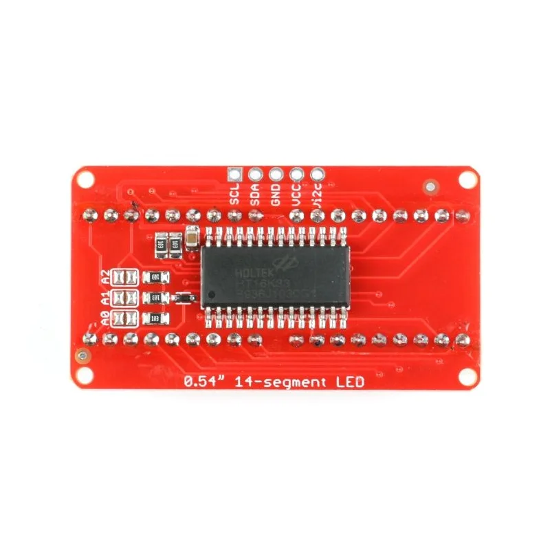1PCS 0.54-inch 4-digit cross-type digital tube display module I2C control VK16K33 red/emerald green/orange New In stock