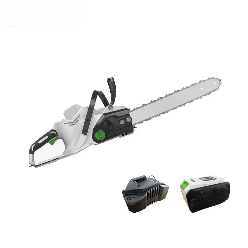 16inch Cordless Chain Saw Rechargeable Battery Portable Lithium Battery Chainsaw for Garden Working High Efficiency