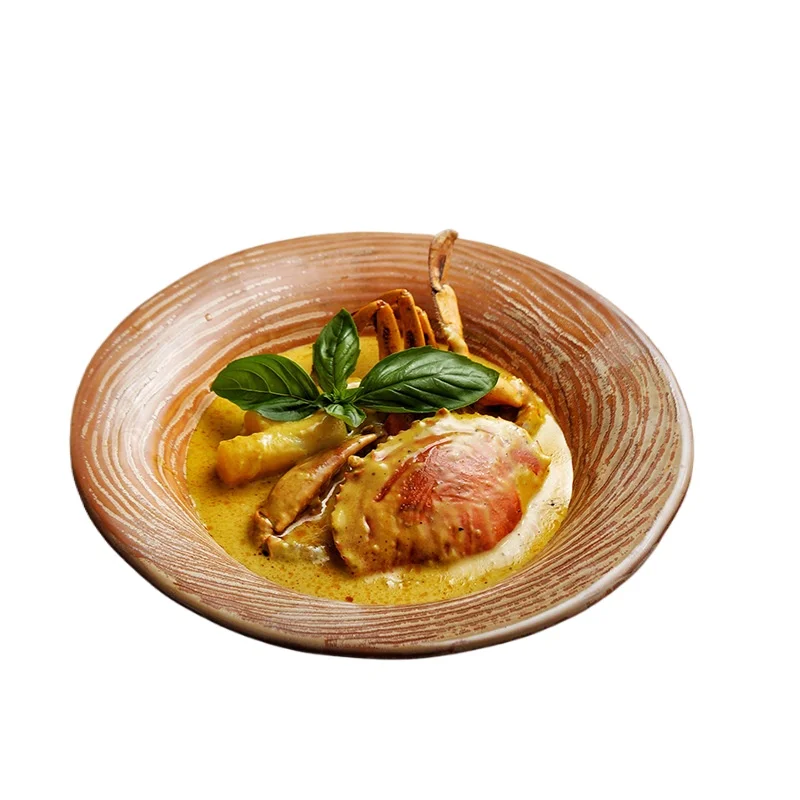 For Tree Pattern Tableware, Plates, Ceramic Western Food Soup Plates,Deep Plates