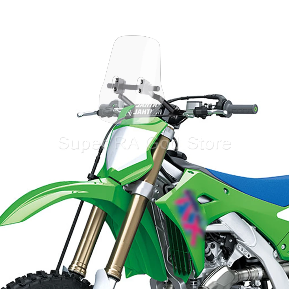 

Для KX 450 50-е ювелирное издание 2024, ветровое стекло для приключений на мотоцикле, портативная навигационная подставка для ветрового стекла