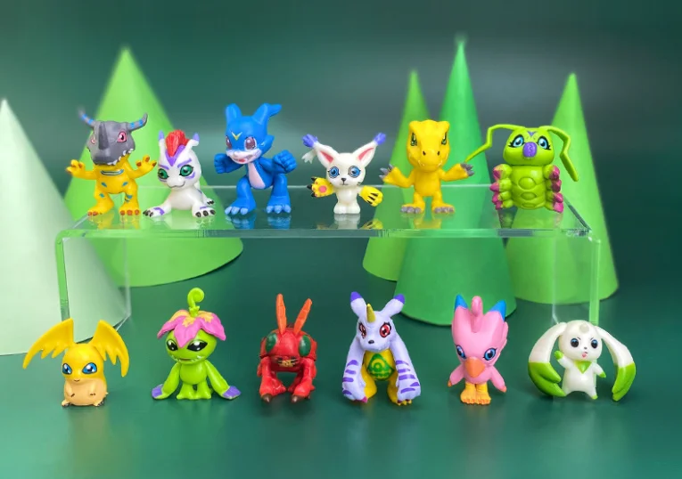 12pcs/set Japan Anime Digital Monster Digimon Cute Figure Toys