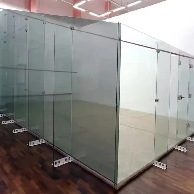 High Quality Popular Sport Full View Outdoor or Indoor Hardball Squash Court Double Squash Court Squash Sports Venue