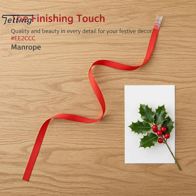 Home Sewing DIY Material Tool Red Ribbon Decorative Air Outlet Breeze Warning Cloth Strip Clip Sle Silk Ribbon