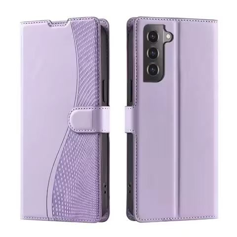 For Samsung Galaxy S21 / S21 FE / S21 Plus phone case voltage polka dot flip cover leather case