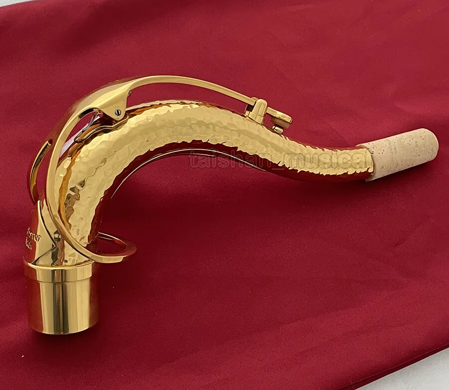 Performance Gold Tenor Saxophone Neck Reference 54 type Hand hammered NECKS Size 28.20 mm