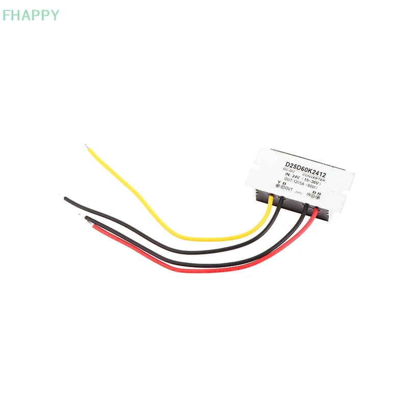 1Pc 24V To 12V 5A DC Step Down Converter Voltage Regulator Reducer Module Power Supply For Led Light Car Truck Boat