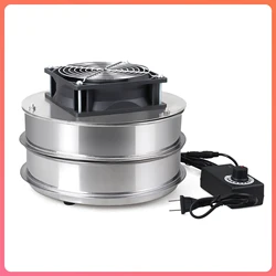Home Coffee Bean Roaster Accessory Stainless Steel Cooling Plate With Filter Mesh Coffee Radiator Cooler Tray