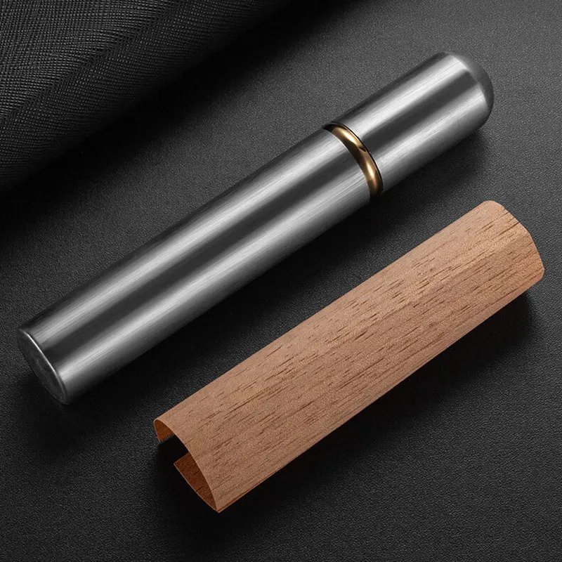 1PCS Aluminum Big Size Humidor Cigar Tube Storage Moisture-proof Case Smoking Accessories