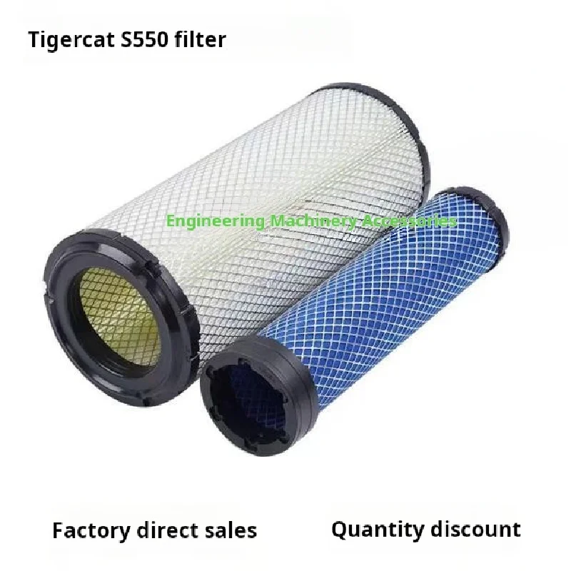 For Bobcat SH Sweeper S550 Skid Steer Loader Air Filter 6666375 6666376 Filter Accessories