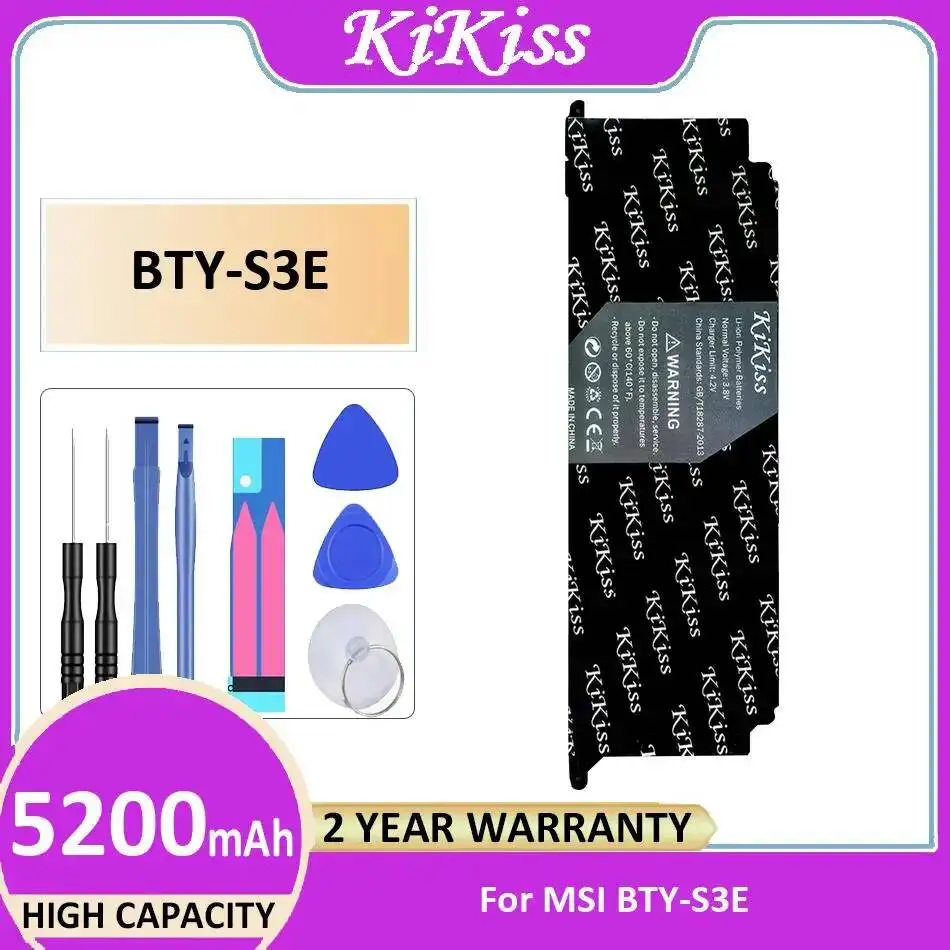 

Premium Replacement 5200Mah Laptop Battery For Msi Bty-S3E