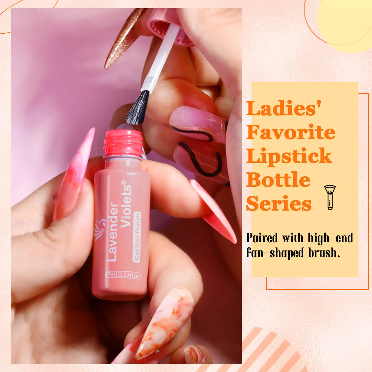 طقم طلاء أظافر جل 26 قطعة مع معطف 21 لونًا أحمر ورديًا وجل مزهر، معطف أساسي لامع وغير لامع معطف فوقي لتقليم الأظافر #4