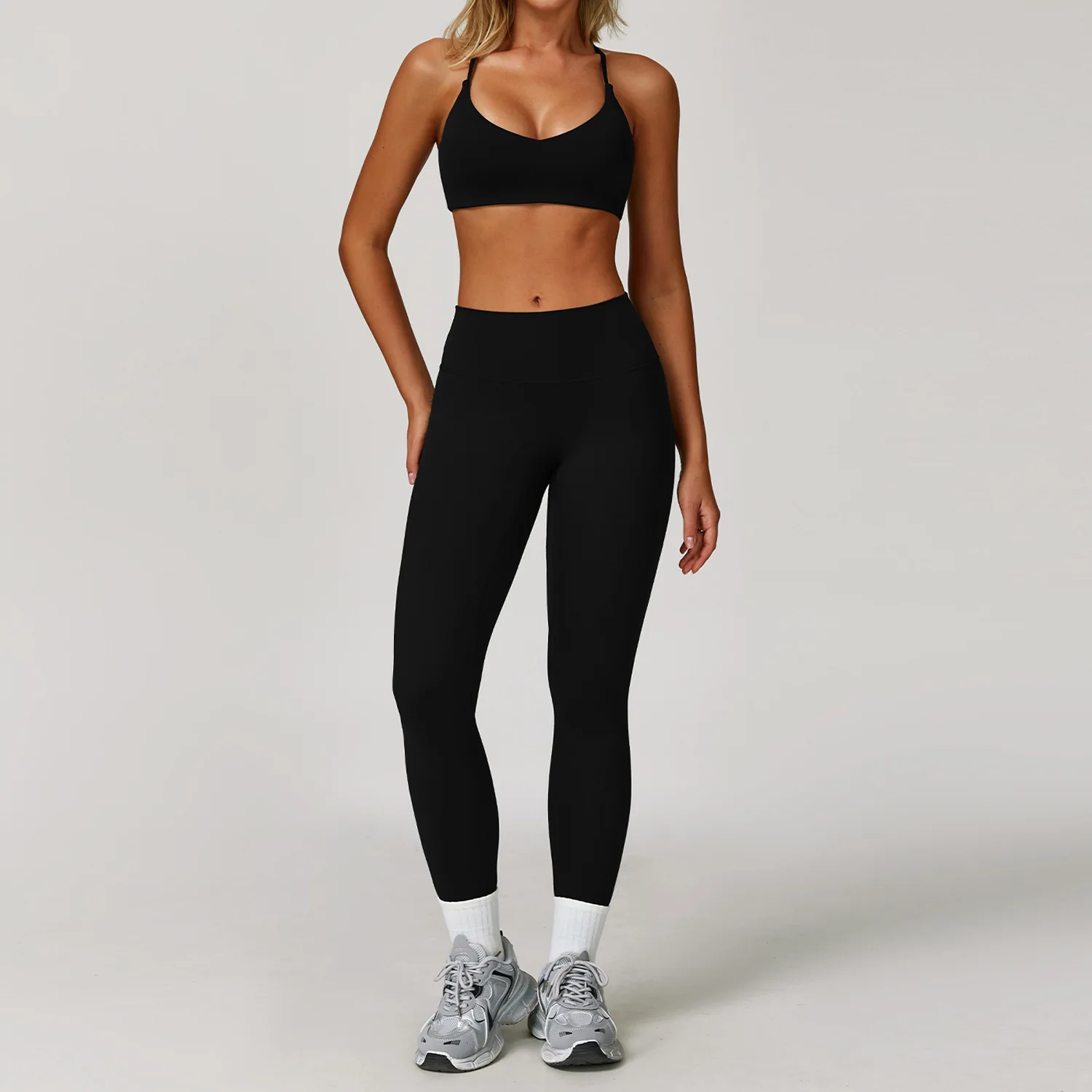 2/3 STKS Yoga Pak Sport Set Gym Set Vrouwen Trainingspak Running Workout Kleding Lange Mouw Sportbeha Atletische Slijtage Yoga Kleding