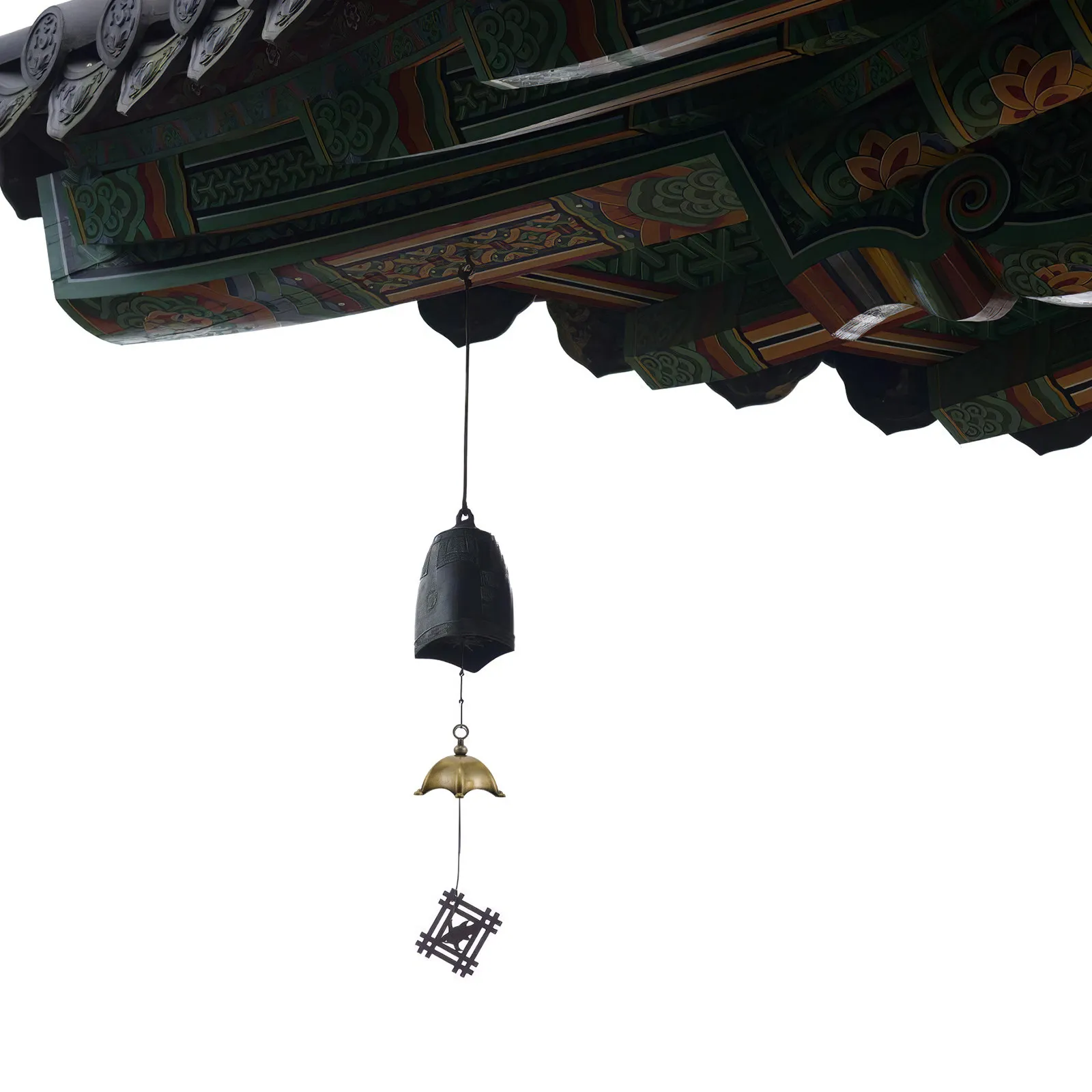 4Sets Copper Wind Chime Caps Vintage Metal Replacement Tops for DIY Wind Bell Accessories Outdoor Garden Decor