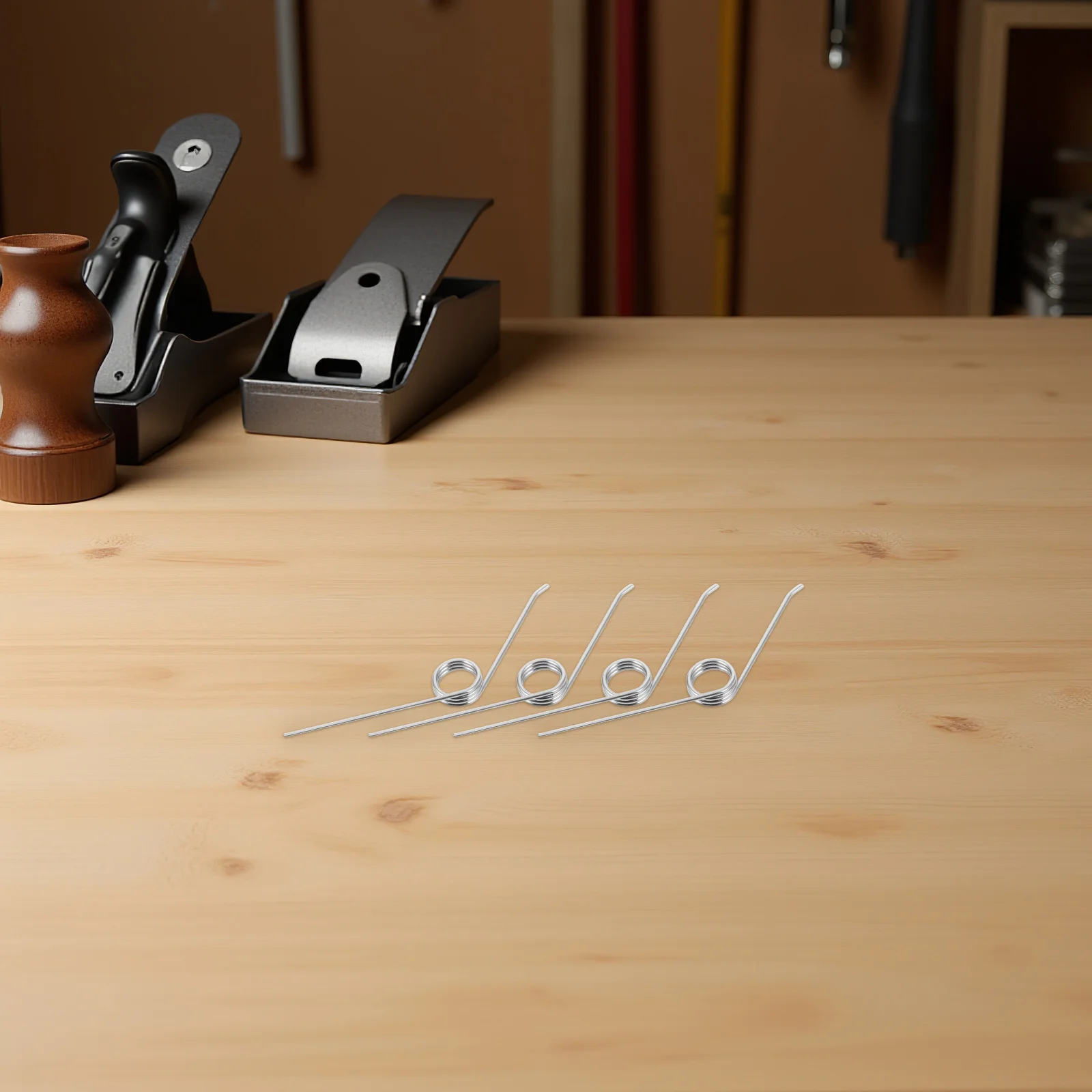 

24Pcs Trash Can Lid Springs Universal Fit Torsion Metal Springs for Garbage Bin Hinges High Elasticity Quick Installation Waste