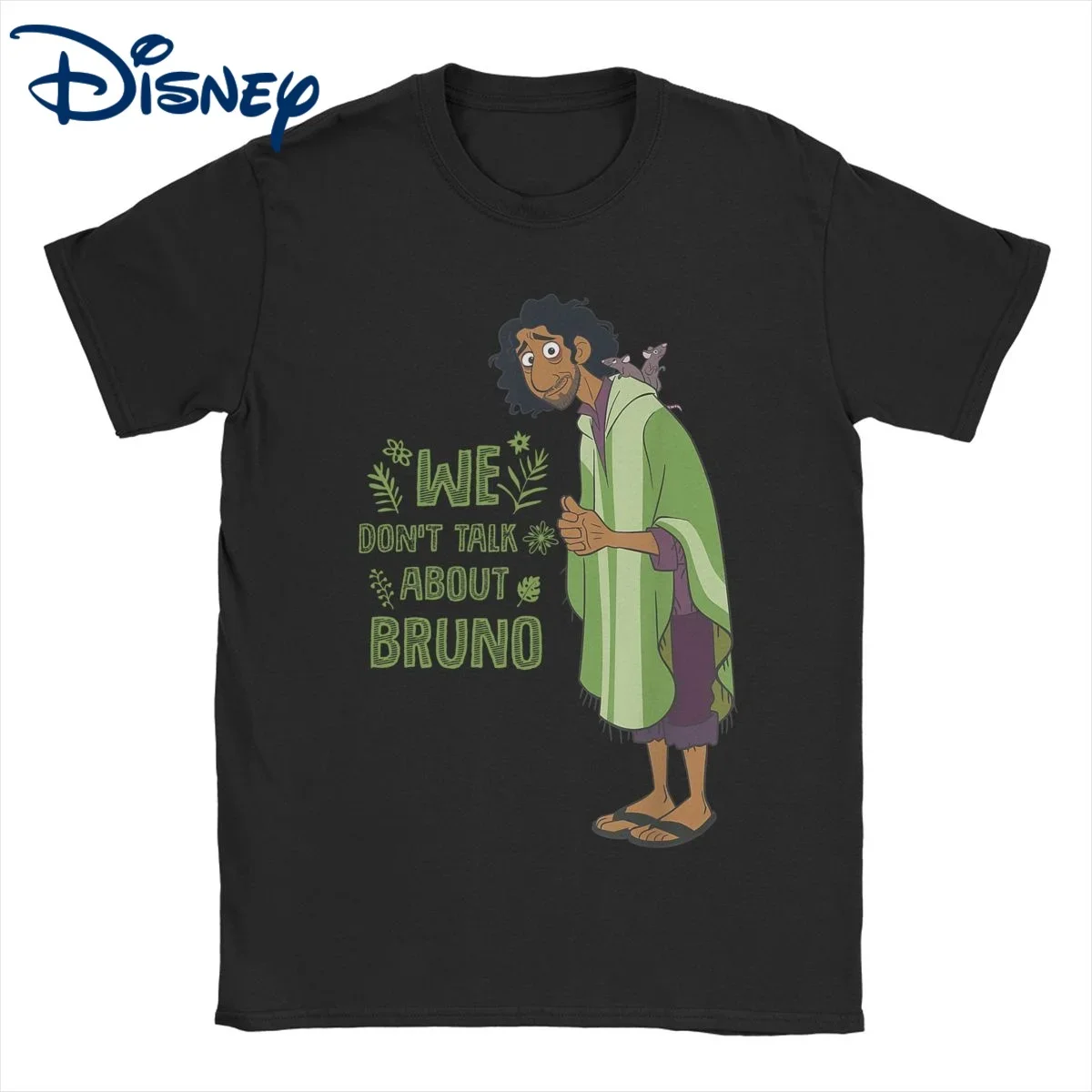 Disney Encanto T-Shirt Men Women We Don't Talk About Bruno Novelty Pure Cotton Tee Shirt T Shirt Gift Idea Clothes