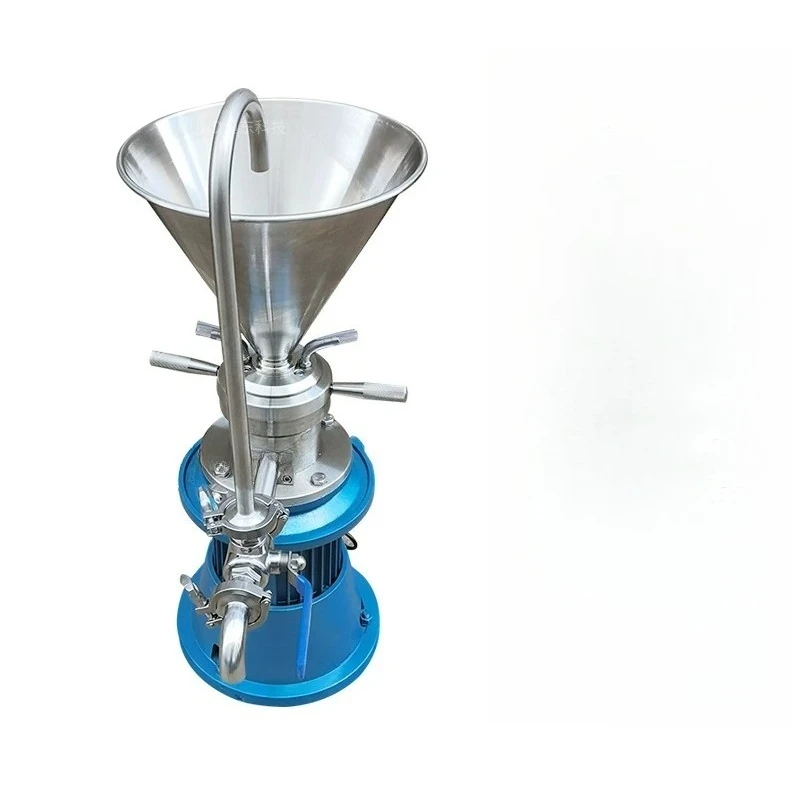 Stainless Steel Vertical Colloid Mill Small Industrial Peanut Butter Mill Laboratory Pulp Machine Commercial Sauce Grinder